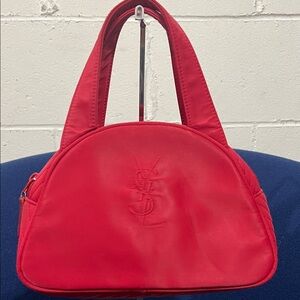 Yves Saint Laurent Red Dome Shoulder Bag